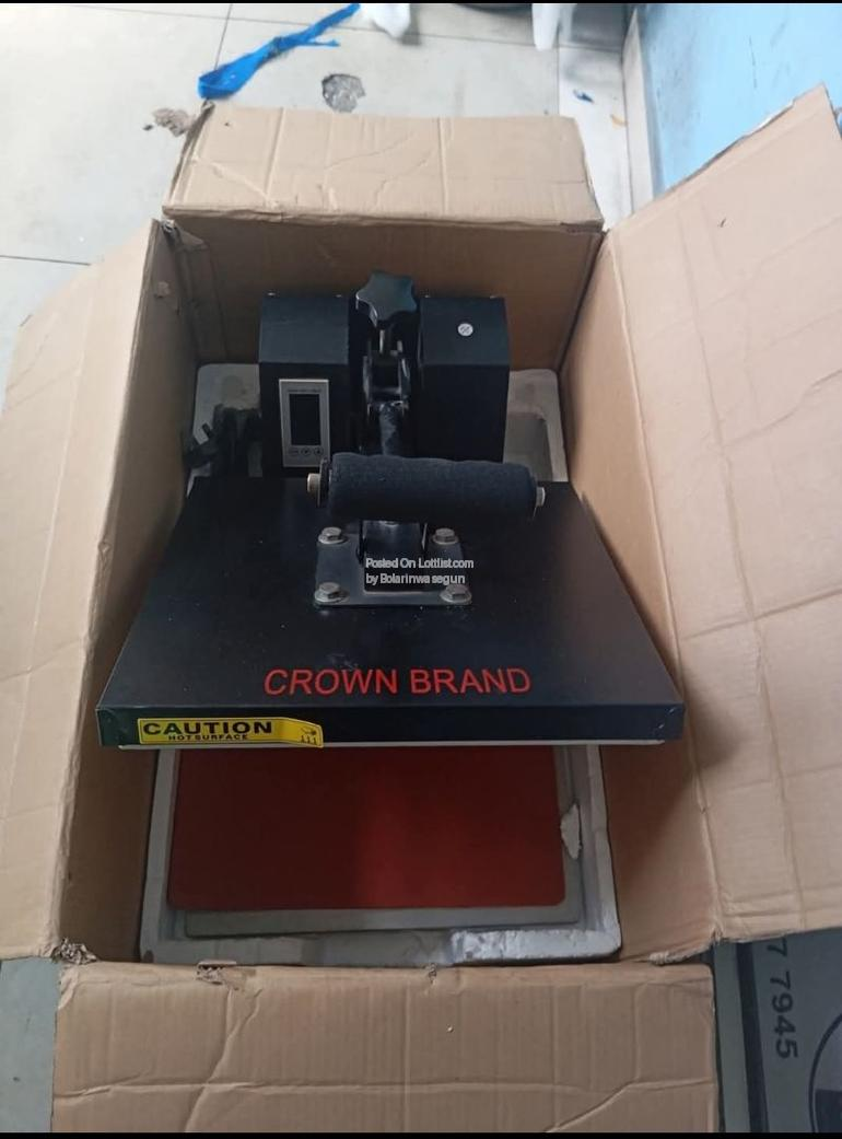 Crown heat press machine