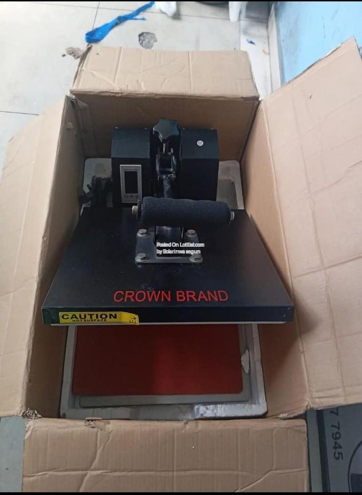 Crown heat press machine
